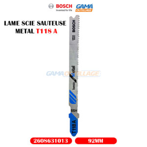 LAME SCIE SAUTEUSE BASIC METAL T118A BOSCH