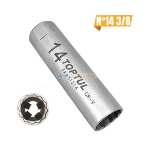 DOUILLE A BOUGIE N° 14 3/8 TOPTUL