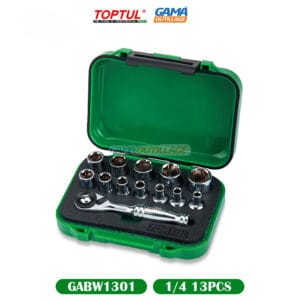 COFFRET DOUILLE 1/4 13PCS TOPTUL