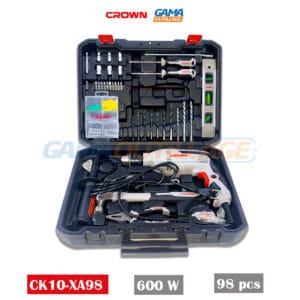 CAISSE PERCEUSE 600W 98PCS CROWN