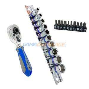 JEUX CLIQUE DOUILLE ET EMBOUTS 1/4 KING TONY