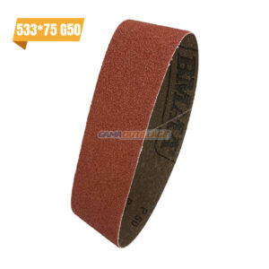 BANDE ABRASIVE EN TOILE 533*75 G50