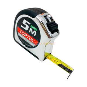 METRE RUBAN 5M CHROME TOPTUL