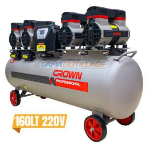 COMPRESSEUR 160LT 220V SILENTIEUX CROWN