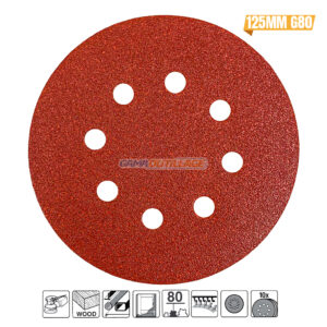 DISQUE ABRASIF VELCRO 125MM G80 MAKITA