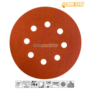 DISQUE ABRASIF VELCRO 125MM G240 MAKITA