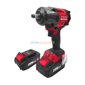 BOULONNEUSE S/FIL KIT 20V 2*4.0AH 850N.M WORCRAFT