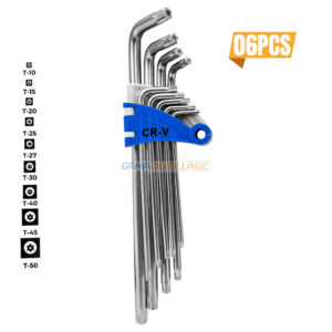 JEUX CLE TORX TROUE LONG 09PCS TA