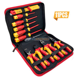 SELECTION DE 11 OUTILS ELECTRICIEN ISOLEE TOLSEN