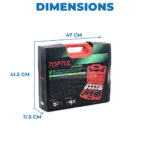 Caisse extracteur roulement silentbloc 27pcs TOPTUL JGAI2701