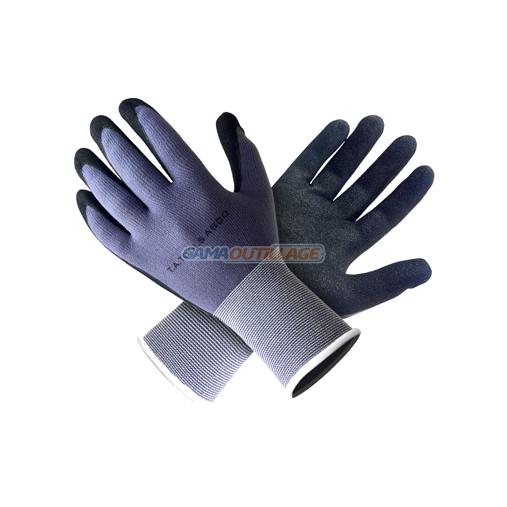 2 EMBALLAGE GAMA OUTILLAGE TA011430 GANT GRIS NOIR TA
