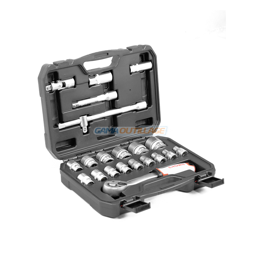 1 PRINCIPALE GAMA OUTILLAGE caisse à douille crown chez GAMA OUTILLAGE