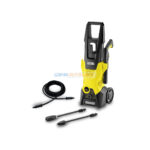 Nettoyeur haute pression Karcher K3 Basic 1600W avec pistolet, tuyau 6 m, lance Vario Power et lance Rotabuse, présenté sur fond blanc.