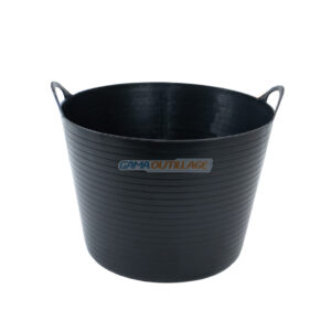 Auge plastique noire 42 litres avec poignées renforcées – GAMA Outillage