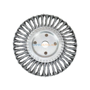 Brosse métallique pour touret 200 mm à fil torsadé TA Tools